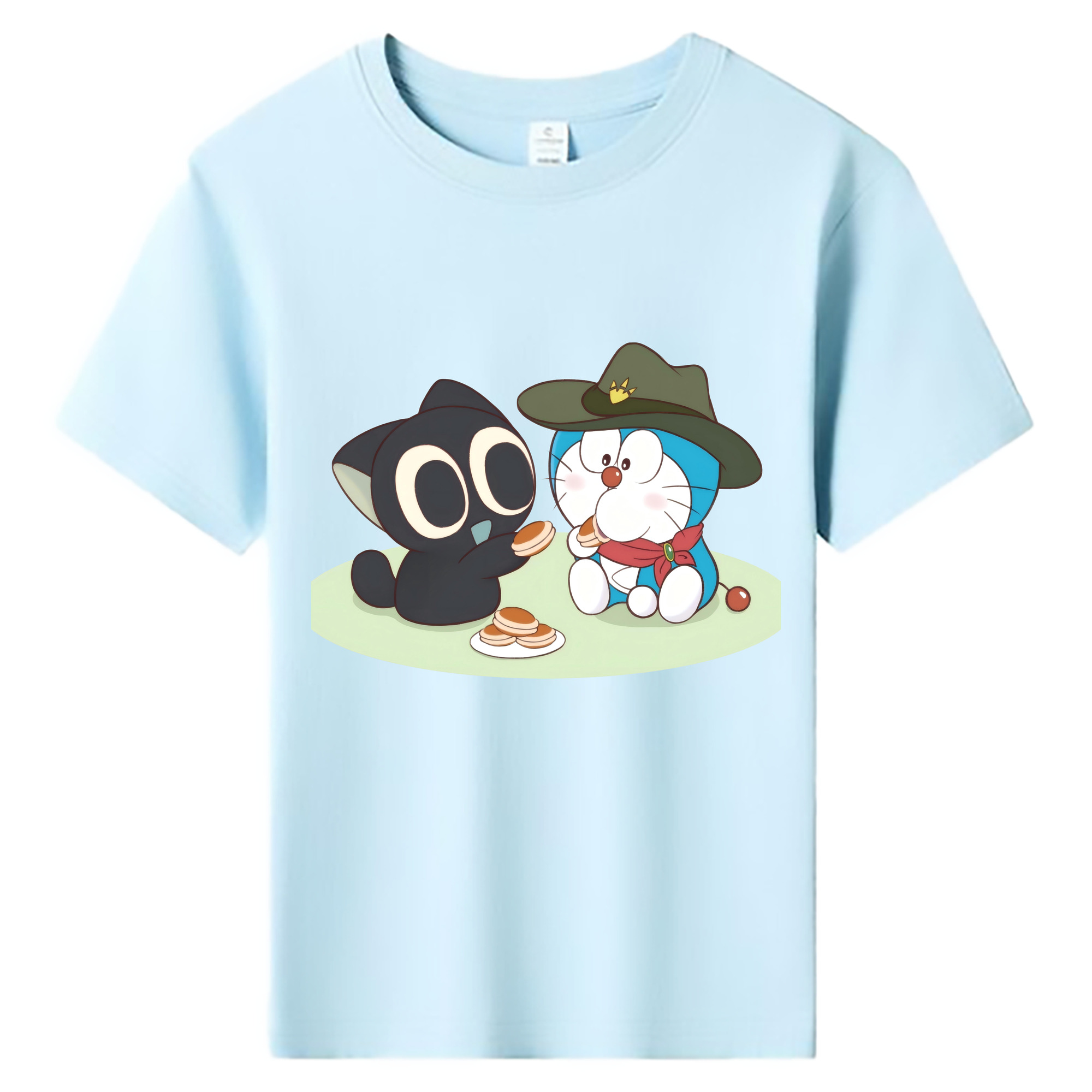 （画像用） ドラえもん Doraemon 綿100％キッズTシャツ（フロントプリント）